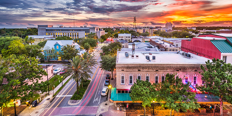 Gainesville, Florida is picturesque and pulsing with activity.